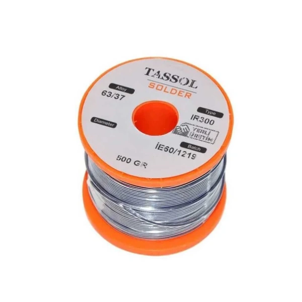 Tassol 0.75 mm 500gr Lehim Teli (%63 Kalay / %37 Kurşun)