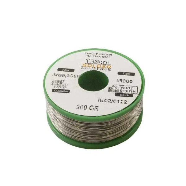 Tassol 1.2 mm 200gr Kurşunsuz Lehim Teli