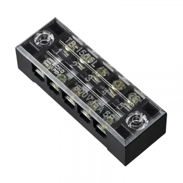 TB-1505 5P Çift Sıra Terminal Blok - 600V 15A