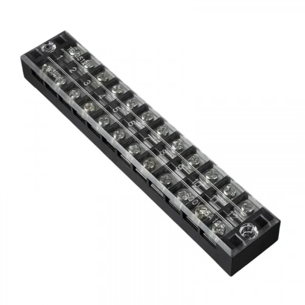 TB-2512 12P Çift Sıra Terminal Blok - 600V 25A