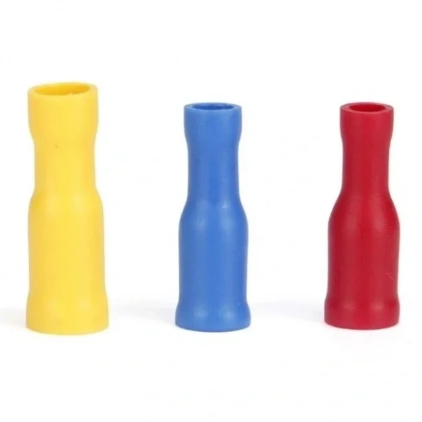 TBD - 1040 0.5-1.5mm2 İzoleli Soket Tipi Dişi Terminal Kablo Ucu Kırmızı 100 Adet