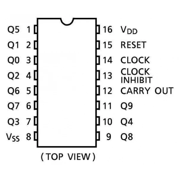 TC40174BP DIP-16 Flip Flop Entegresi