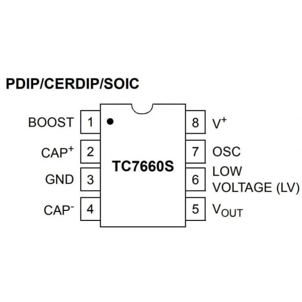 TC7660EOA SOIC-8 DC-DC Voltaj Dönüştürücü