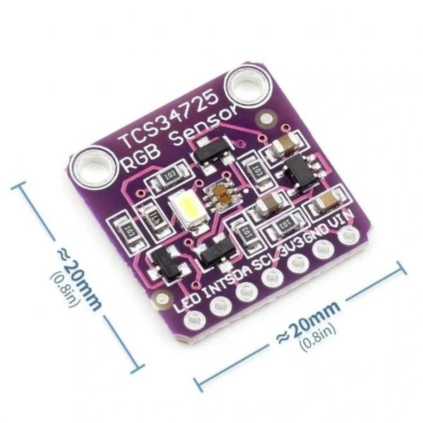TCS34725 RGB Renk Algılama IR Filtre Sensör Modül