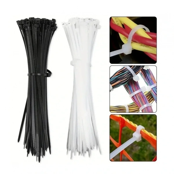 TCT-100 M 100x2.5 Ø26 Siyah Standart Kablo Bağı (100 Adet)