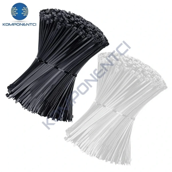 TCT-250 I 250x3.5 Ø65 Siyah Standart Kablo Bağı (100 Adet)