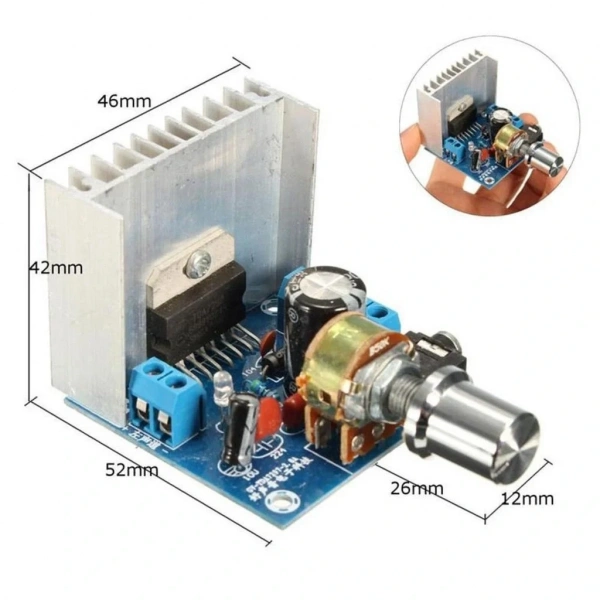TDA7297 Amfi Devresi Amplifikatör Çift Kanal 2x15W
