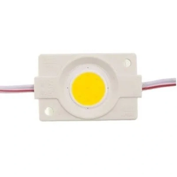 Tekli Su Gerçimez Cob Led Modülü - Beyaz 12V 2.4W