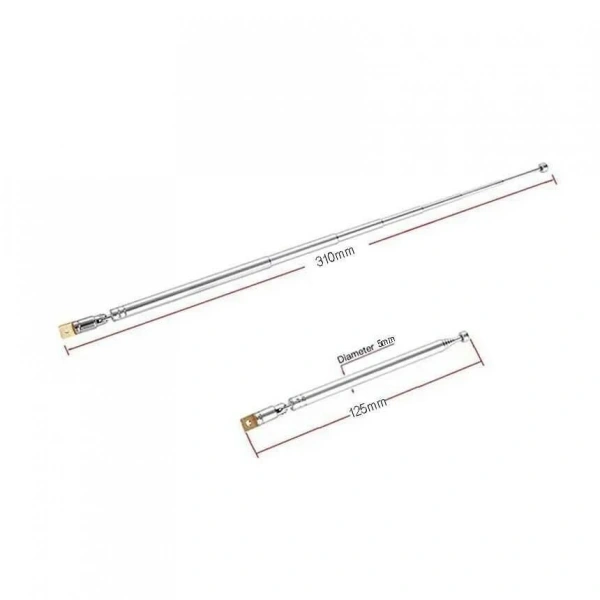 Teleskopik Çubuk Anten 310 mm