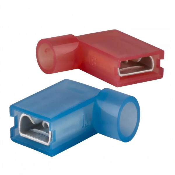 TFDEB - 2862 1.5-2.5mm2 Tam İzoleli Polyamid Bayrak Tip Terminal Kablo Ucu Mavi 100 Adet