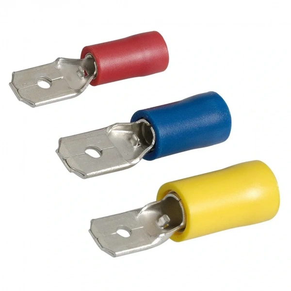 TFE - 1288 0.5-1.5mm2 İzoleli Erkek Faston Tip Kablo Ucu Kırmızı - 200 Adet