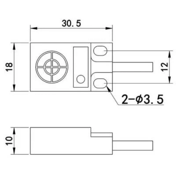 TL-W5MF1 6-36V 5mm PNP NO Endüktif Mesafe Sensörü