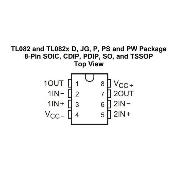 TL082 DIP8 Entegre