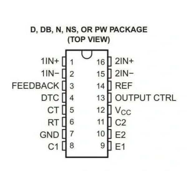 TL494 DIP16 Entegre