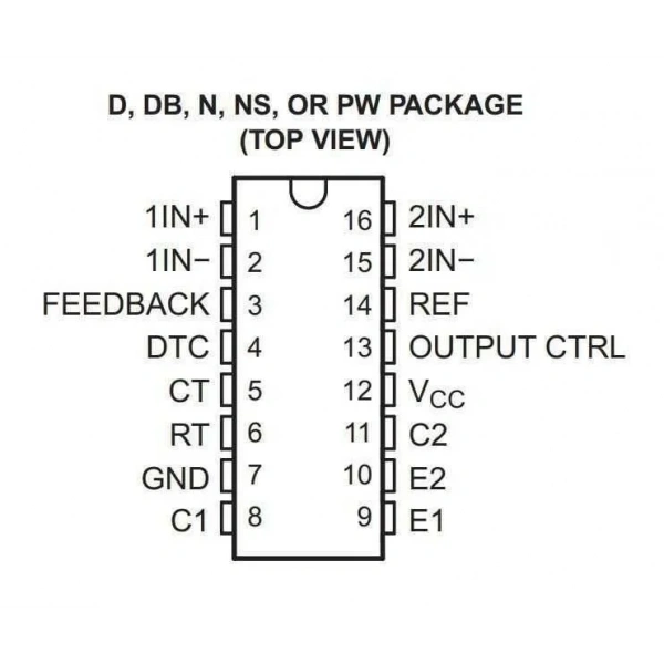TL494 SMD SOIC-16 Entegre