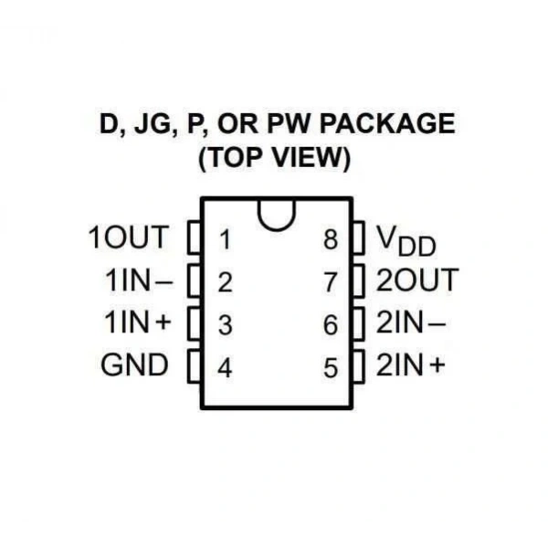 TLC272CD SMD SOIC-8 Entegre