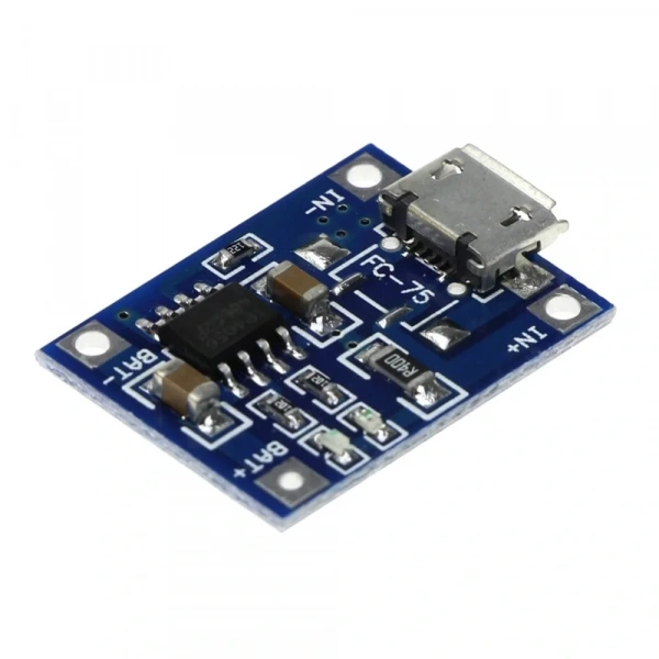 TP4056 Micro USB Girişli Li-Po Pil Şarj Devresi