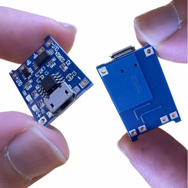 TP4056 Micro USB Korumalı Lipo 18650 Pil Şarj Devresi