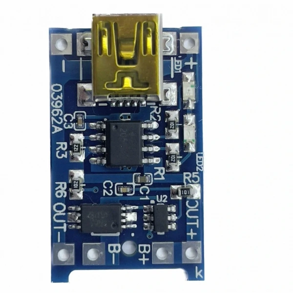 TP4056 Mini USB Lipo Korumalı Lityum Pil Devresi