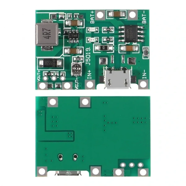 TP4056 Pil Şarj ve Voltaj Yükseltici 3.7V 4.2V Micro Usb