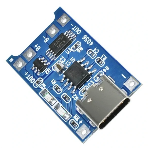 TP4056 Type-C Korumalı 18650 Lipo Pil Şarj Devresi
