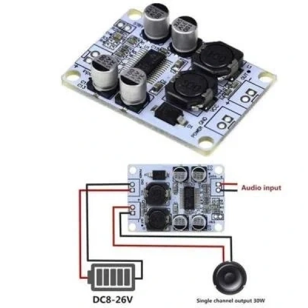 TPA3110 1*30W Mono Amfi Devresi