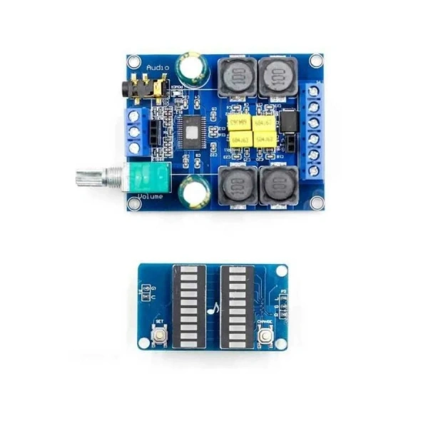 TPA3116 2x50W Vu Metreli Stereo Amfi Devresi
