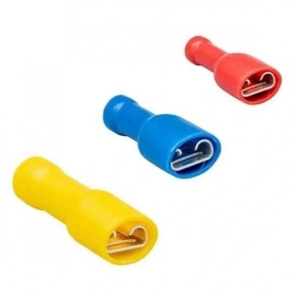 TPFD - 1488 0.5-1.5mm2 Tam İzoleli Dişi Faston Tip Kablo Ucu Kırmızı - 200 Adet