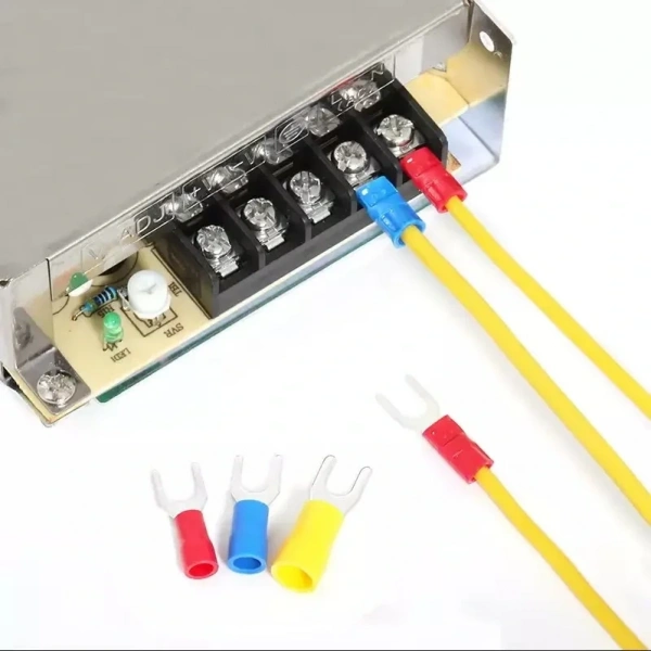 TRM TCU - 4006 4.0-6.0mm² Kesit d2: 4.3mm İzoleli Çatal Tip Kablo Ucu (75 Adet)