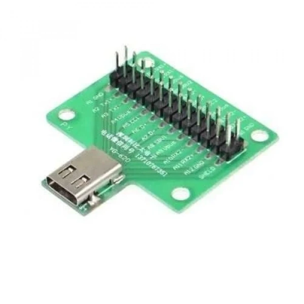 Type-C Usb 3.1 DIP Adaptör Konnektör 26 Pin