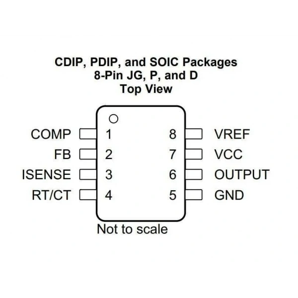 UC3843AD8TR SMD SOIC-8 Entegre