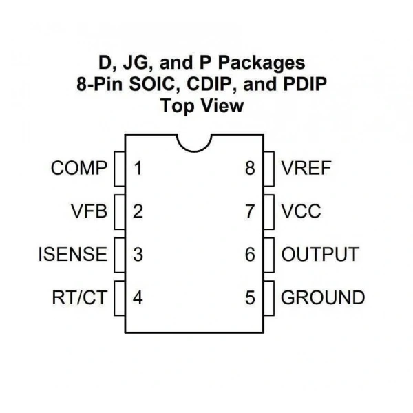 UC3844 DIP8 Entegre