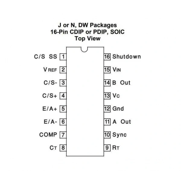UC3846N DIP-16 Entegre