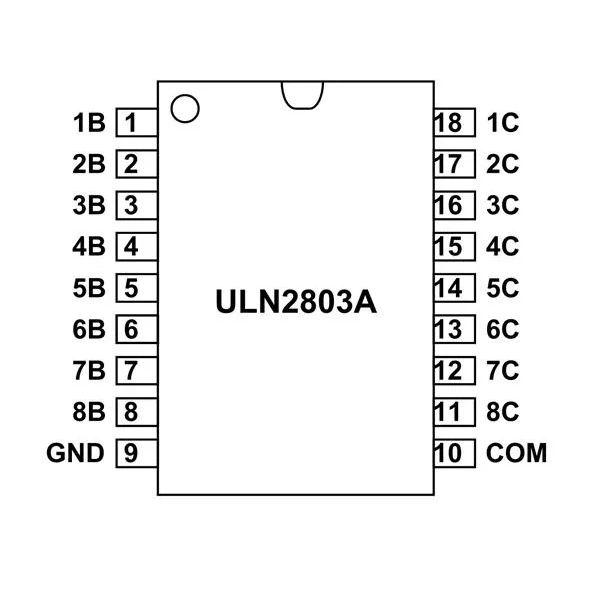 ULN2803 SMD SO18 Entegre