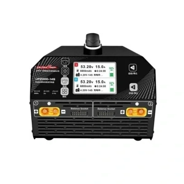 UP2000-14S 2X1000W 30A 6-14S LiPo LiHv Pil Şarj Cihazı