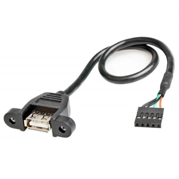USB 2.0 Dişi Dupont 5 Pin Dişi Veri Anakart Adaptör Kablosu