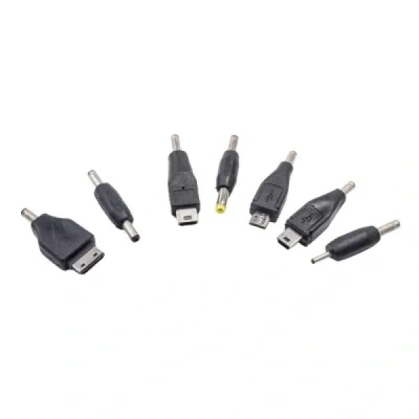 USB 5V 1A Çok Fonksiyonlu Araç Çakmak Soketi - 7 Değiştirilebilir Uç