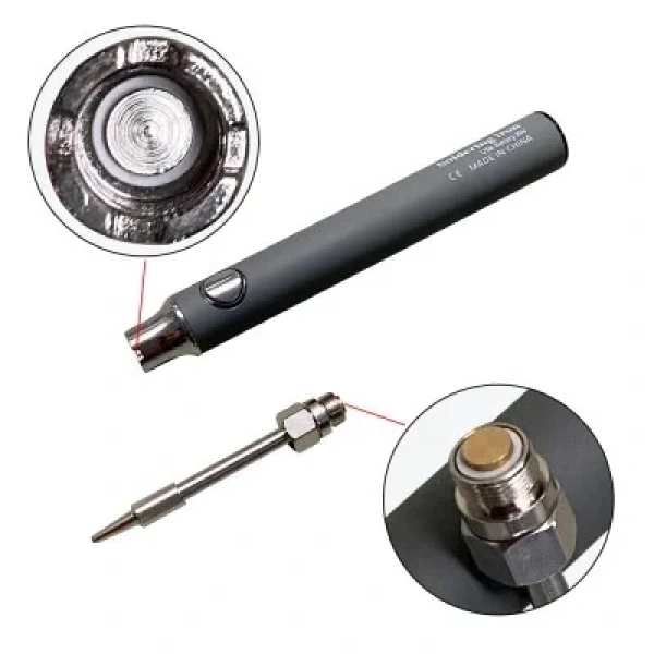 USB 5V 8W USB Gri Kalem Havya Seti - Sıcaklık Ayarlı Mod Seçimli