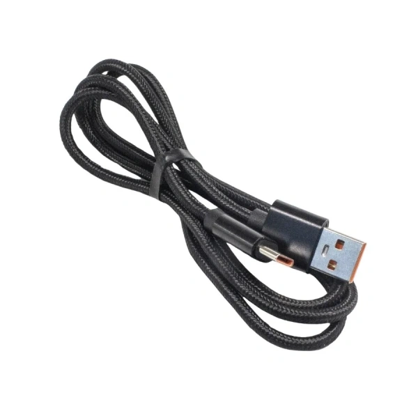 USB-A to Type-C Örgülü Hızlı Şarj Kablosu - 1 Metre