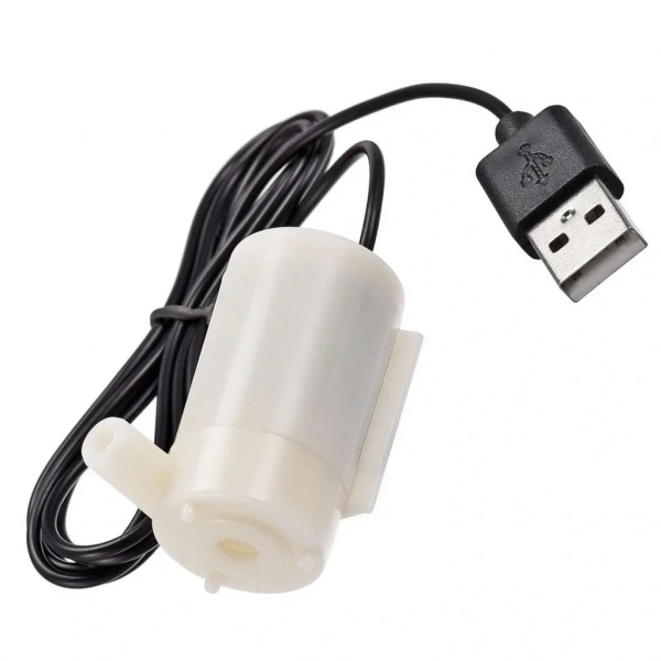 USB Girişli Mini Dalgıç Su Pompası 5V Akvaryum Pompası Yatay