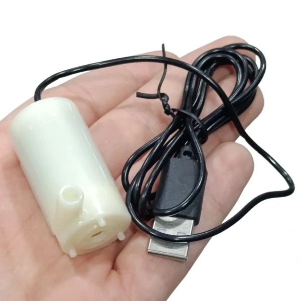 USB Girişli Mini Dalgıç Su Pompası 5V Akvaryum Pompası Yatay
