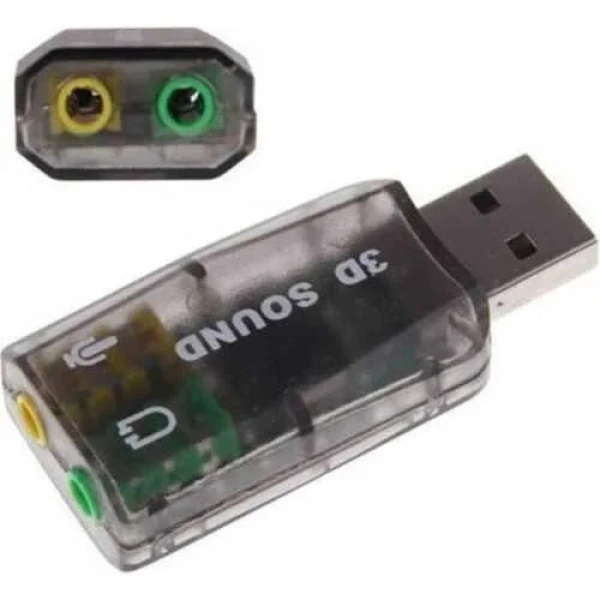 USB Harici 5+1 Ses Kartı