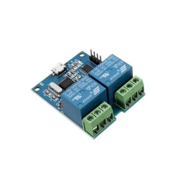 USB Röle Modülü 5V Çift Kanal LCUS-2