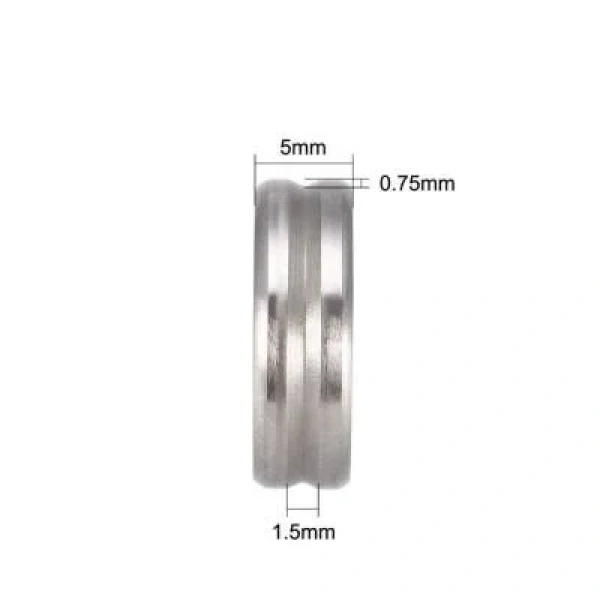 V625ZZ Kanallı Makara Tipi Rulman 5mm V Oluklu