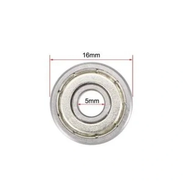 V625ZZ Kanallı Makara Tipi Rulman 5mm V Oluklu