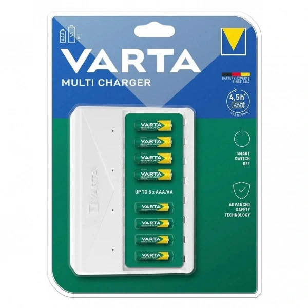 Varta 57659 Multi 8li Slot AA - AAA Pil Şarj Cihazı