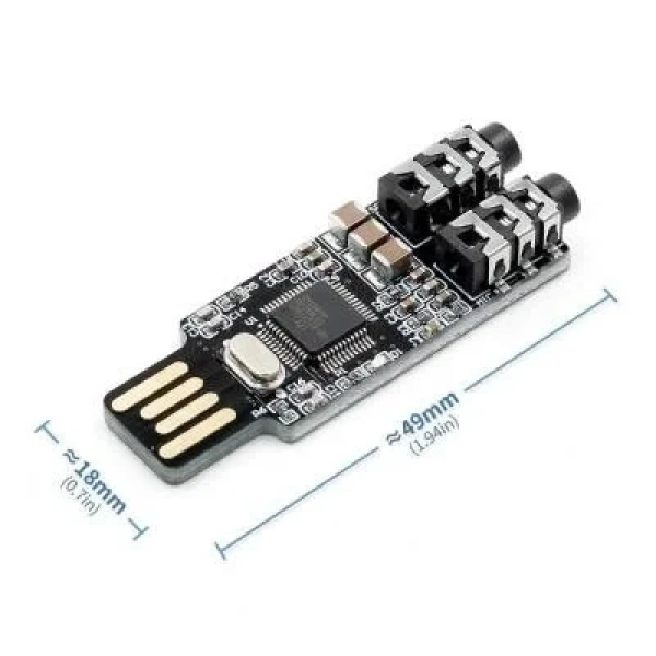 VHM-303 USB Hoparlör Mikrofon Ses Giriş Kartı