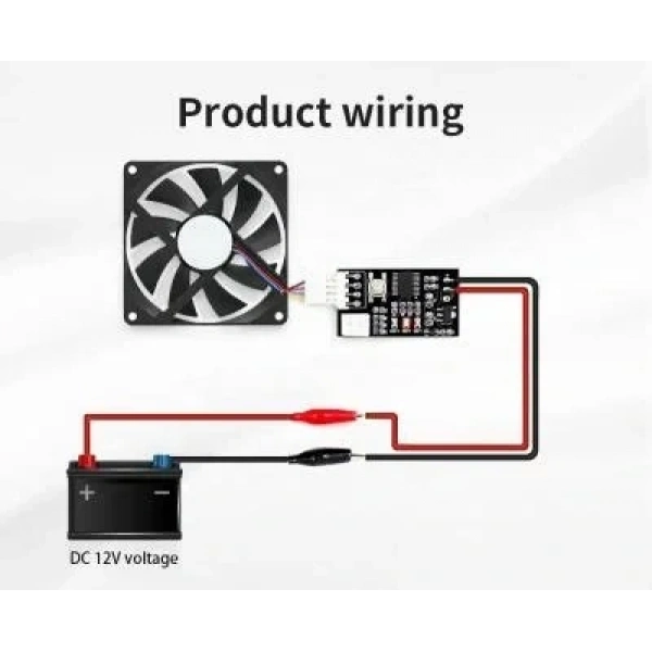 VHM-802 Sıcaklık Kontrollü Fan Devresi 12V