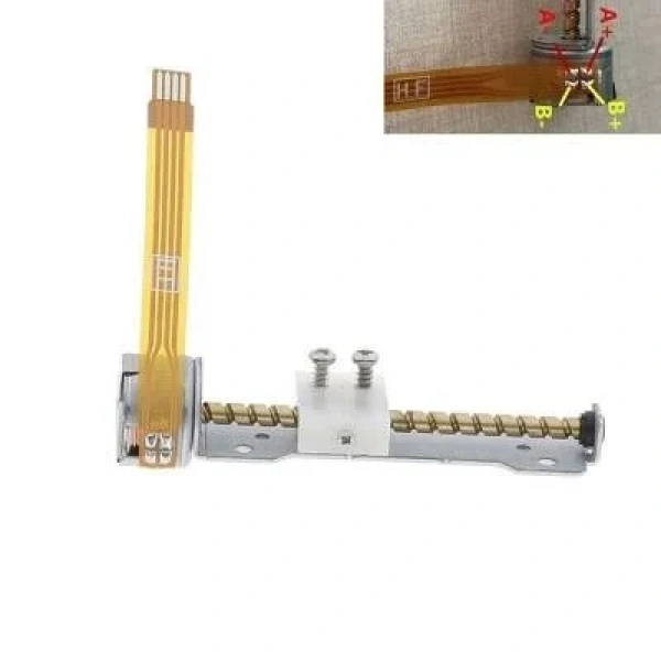 Vidalı Mil 38mm Kızaklı Step Motor