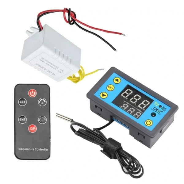 W3231 ZFX-W1608 DC12V Uzaktan Kumandalı Dijital Termostat